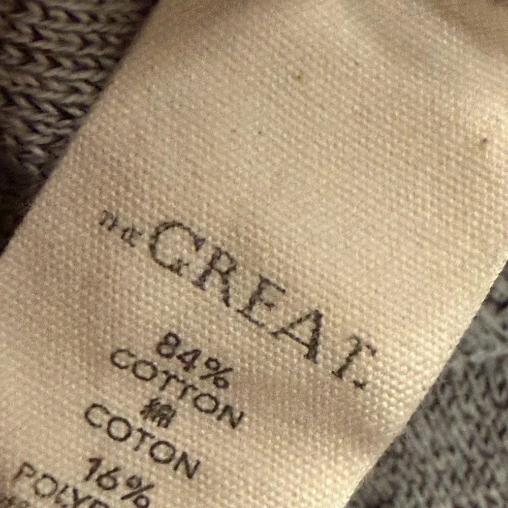 THE GREAT The Teammate Sweatshirt Varsity Gray Size 0 - Picture 10 of 11